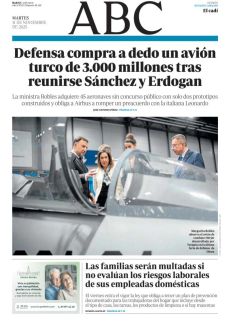 DEFENSA COMPRA A DEDO UN AVIÓN TURCO DE 3.000 MILLONES TRAS REUNIRSE SÁNCHEZ Y ERDOGAN