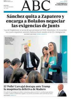 SÁNCHEZ QUITA A ZAPATERO Y ENCARGA A BOLAÑOS NEGOCIAR LAS EXIGENCIAS DE JUNTS