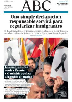 LOS MAQUINISTAS CONTRA PUENTE, Y EL MINISTRO CULPA AL CAMBIO CLIMÁTICO