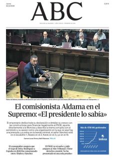 EL COMISIONISTA ALDAMA EN EL SUPREMO: «EL PRESIDENTE LO SABÍA»
