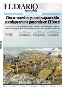 CINCO MUERTOS Y UN DESAPARECIDO AL COLAPSAR UNA PASARELA EN EL BOCAL