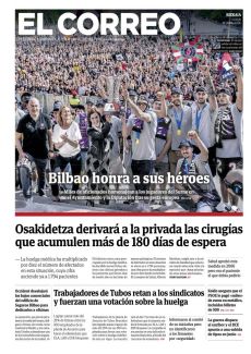 BILBAO HONRA A SUS HÉROES