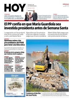 COMIENZA EL DERRIBO DEL JOSÉ PACHE