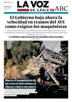 MUERE EL MAQUINISTA DE UN TREN EN BARCELONA AL CHOCAR CONTRA UN MURO