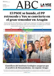 LA CHUNTA ARAGONESISTA, ÚNICA EN LA IZQUIERDA CON UN RESULTADO QUE CELEBRAR LA MINISTRA CANDIDATA DE SÁNCHEZ SE ESTRELLA Y LLEVA AL PSOE A SU MÍNIMO HISTÓRICO
