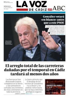 GONZÁLEZ VOTARÁ «EN BLANCO» ANTES QUE A ESTE PSOE