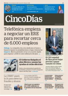 TELEFÓNICA EMPIEZA A NEGOCIAR UN ERE PARA RECORTAR CERCA DE 6.000 EMPLEOS