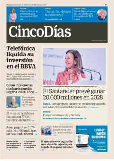 EL SANTANDER PREVÉ GANAR 20.000 MILLONES EN 2028