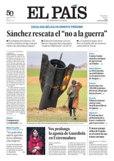 SÁNCHEZ RESCATA EL “NO A LA GUERRA”