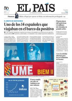 UNO DE LOS 14 ESPAÑOLES QUE VIAJABAN EN EL BARCO DA POSITIVO
