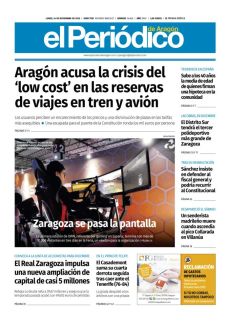 ARAGÓN ACUSA LA CRISIS DEL ‘LOW COST’ EN LAS RESERVAS DE VIAJES EN TREN Y AVIÓN
