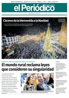 CÁCERES DA LA BIENVENIDA A LA NAVIDAD