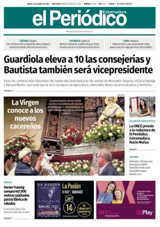 LA VIRGEN CONOCE A LOS NUEVOS CACEREÑOS