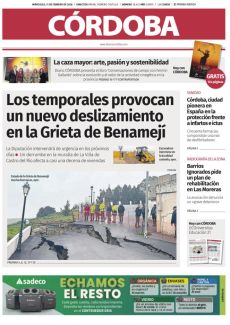 LOS TEMPORALES PROVOCAN UN NUEVO DESLIZAMIENTO EN LA GRIETA DE BENAMEJÍ