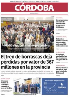 EL TREN DE BORRASCAS DEJA PÉRDIDAS POR VALOR DE 367 MILLONES EN LA PROVINCIA