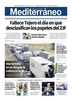 DIEZ HERIDOS EN UN CHOQUE EN CADENA EN LA AP-7