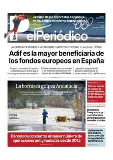 ADIF ES LA MAYOR BENEFICIARIA DE LOS FONDOS EUROPEOS EN ESPAÑA