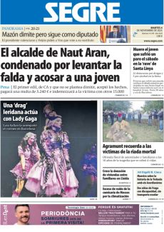 UNA ‘DRAG’ LERIDANA ACTÚA CON LADY GAGA