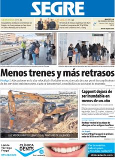 MENOS TRENES Y MÁS RETRASOS