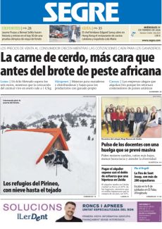 LOS REFUGIOS DEL PIRINEO, CON NIEVE HASTA EL TEJADO