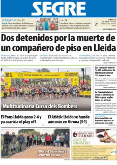 MULTITUDINARIA CURSA DELS BOMBERS