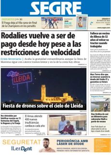 FIESTA DE DRONES SOBRE EL CIELO DE LLEIDA