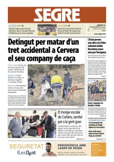 DETINGUT PER MATAR D’UN TRET ACCIDENTAL A CERVERA EL SEU COMPANY DE CAÇA