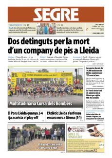 MULTITUDINÀRIA CURSA DELS BOMBERS