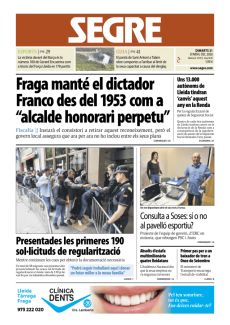 PRESENTADES LES PRIMERES 190 SOL·LICITUDS DE REGULARITZACIÓ