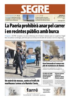 UN EXÈRCIT DE MOSSOS, CONTRA EL TRÀFIC DE MARIHUANA I ARMES A LA MARIOLA I SERÒS