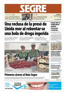 PRIMERES CIRERES AL BAIX SEGRE