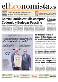 GARCÍA CARRIÓN ESTUDIA COMPRAR CODORNÍU Y BODEGAS FAUSTINO