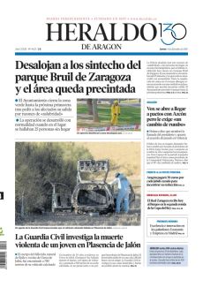 DESALOJAN A LOS SINTECHO DEL PARQUE BRUIL DE ZARAGOZA Y EL ÁREA QUEDA PRECINTADA