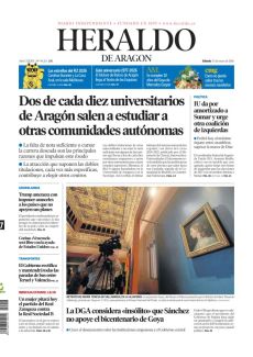 DOS DE CADA DIEZ UNIVERSITARIOS DE ARAGÓN SALEN A ESTUDIAR A OTRAS COMUNIDADES AUTÓNOMAS