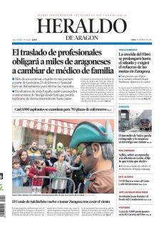 EL TRASLADO DE PROFESIONALES OBLIGARÁ A MILES DE ARAGONESES A CAMBIAR DE MÉDICO DE FAMILIA