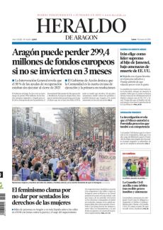 ARAGÓN PUEDE PERDER 299,4 MILLONES DE FONDOS EUROPEOS SI NO SE INVIERTEN EN 3 MESES
