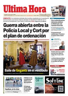 GUERRA ABIERTA ENTRE LA POLICÍA LOCAL Y CORT POR EL PLAN DE ORDENACIÓN