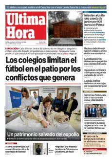 ALARMA POR AMENAZAS CON UN CUCHILLO ENTRE NIÑOS DE UN COLEGIO DE MARRATXÍ