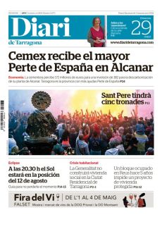 SANT PERE TINDRÀ CINC TRONADES