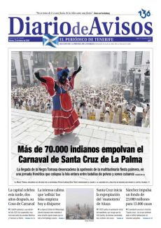 MÁS DE 70.000 INDIANOS EMPOLVAN EL CARNAVAL DE SANTA CRUZ DE LA PALMA