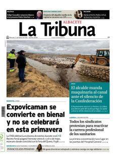 EL ALCALDE MANDA MAQUINARIA AL CANAL ANTE EL SILENCIO DE LA CONFEDERACIÓN