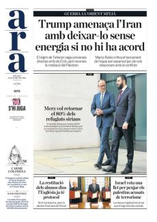 TRUMP AMENAÇA L’IRAN
AMB DEIXAR-LO SENSE ENERGIA SI NO HI HA ACORD