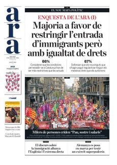 MILERS DE PERSONES CRIDEN “PAU, SOSTRE I SALARIS”