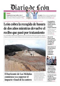 EL HORIZONTE DE LAS MÉDULAS COMIENZA YA A SUPERAR EL IMPACTO VISUAL DE LA CANTERA