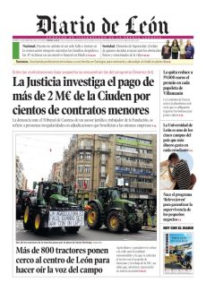 MÁS DE 800 TRACTORES PONEN CERCO AL CENTRO DE LEÓN PARA HACER OÍR LA VOZ DEL CAMPO