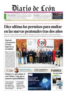 DIARIO DE LEÓN MUESTRA 120 AÑOS IMPRESOS EN SUS PÁGINAS