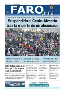 SUSPENDIDO EL CEUTA-ALMERÍA TRAS LA MUERTE DE UN AFICIONADO