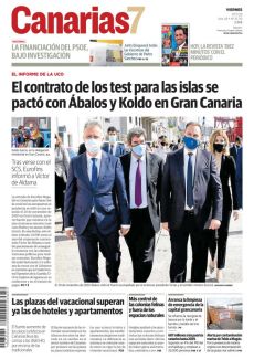 EL CONTRATO DE LOS TEST PARA LAS ISLAS SE PACTÓ CON ÁBALOS Y KOLDO EN GRAN CANARIA