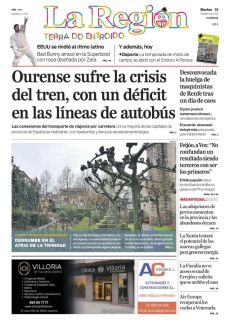 OURENSE SUFRE LA CRISIS DEL TREN, CON UN DÉFICIT EN LAS LÍNEAS DE AUTOBÚS DESCONVOCADA LA HUELGA DE MAQUINISTAS DE RENFE TRAS UN DÍA DE CAOS