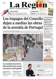 LOS IMPAGOS DEL CONCELLO DEJAN A MEDIAS LAS OBRAS DE LA AVENIDA DE PORTUGAL